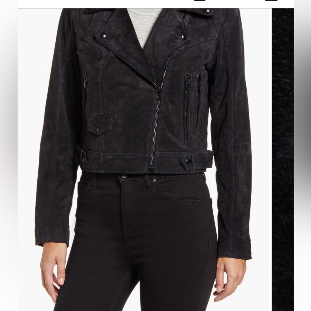 Blank NYC Black Suede Jacket - Picture 2 of 2